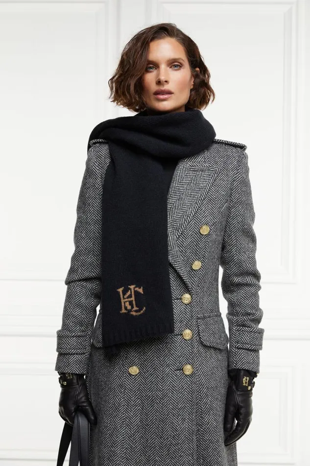 Women Elle Scarf Black Holland Cooper Scarves