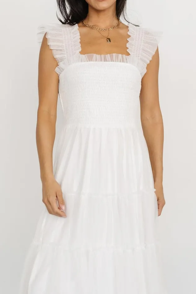 Women Emma Smocked Tulle Dress Off White Baltic Born Tulle Styles Women Emma Smocked Tulle Dress Off White Baltic Born Tulle Styles