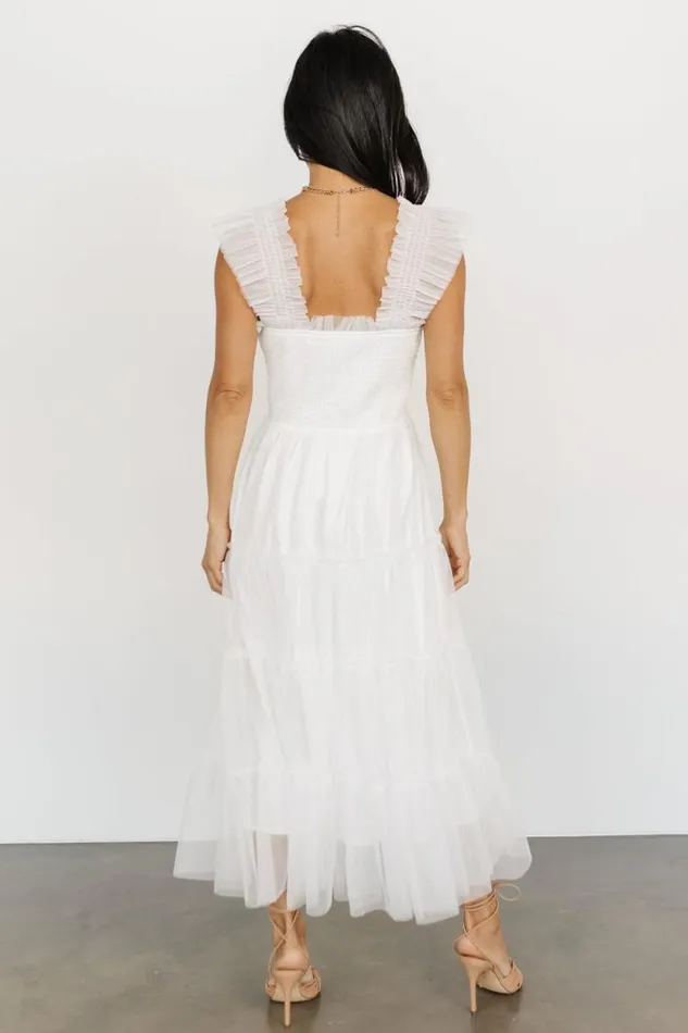 Women Emma Smocked Tulle Dress Off White Baltic Born Tulle Styles Women Emma Smocked Tulle Dress Off White Baltic Born Tulle Styles