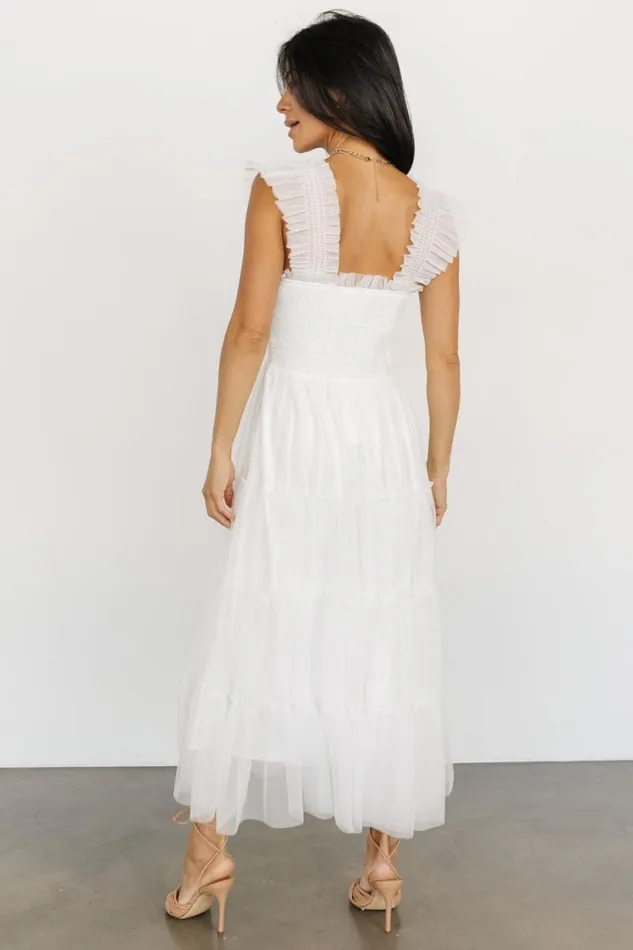 Women Emma Smocked Tulle Dress Off White Baltic Born Tulle Styles Women Emma Smocked Tulle Dress Off White Baltic Born Tulle Styles