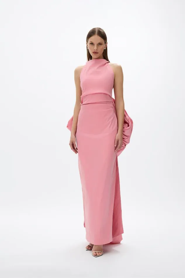 Women Evening Dresses Rachel Gilbert Lottie Gown Peony