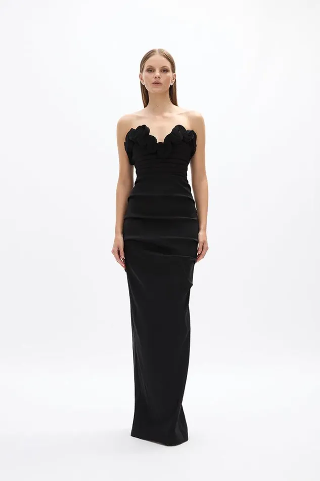 Women Evening Dresses Rachel Gilbert Ren Gown Black