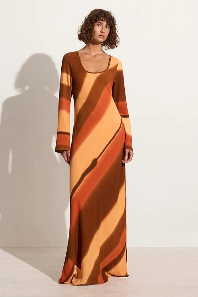 Women Faithfull The Brand Dresses Da Costa Maxi Dress Venezia Tie Dye