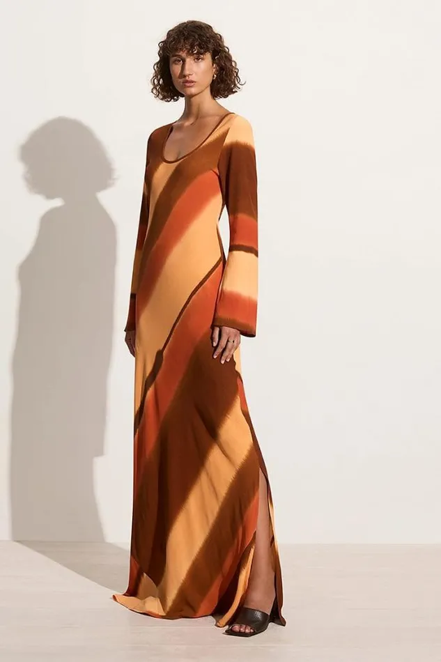Women Faithfull The Brand Dresses Da Costa Maxi Dress Venezia Tie Dye