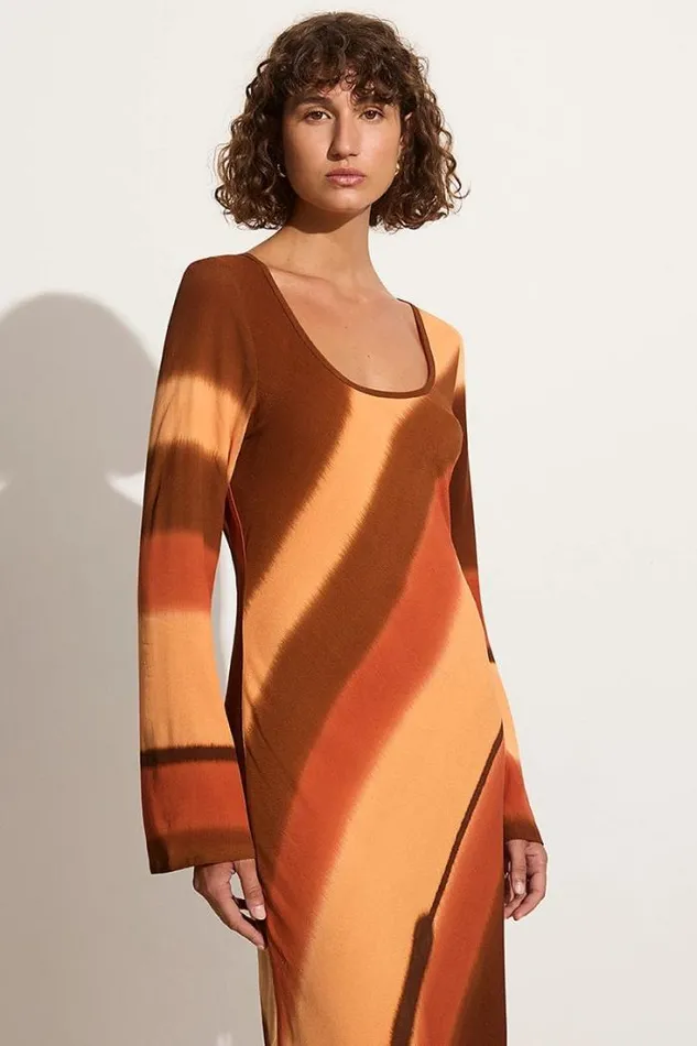 Women Faithfull The Brand Dresses Da Costa Maxi Dress Venezia Tie Dye