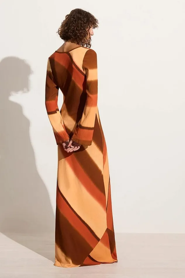 Women Faithfull The Brand Dresses Da Costa Maxi Dress Venezia Tie Dye