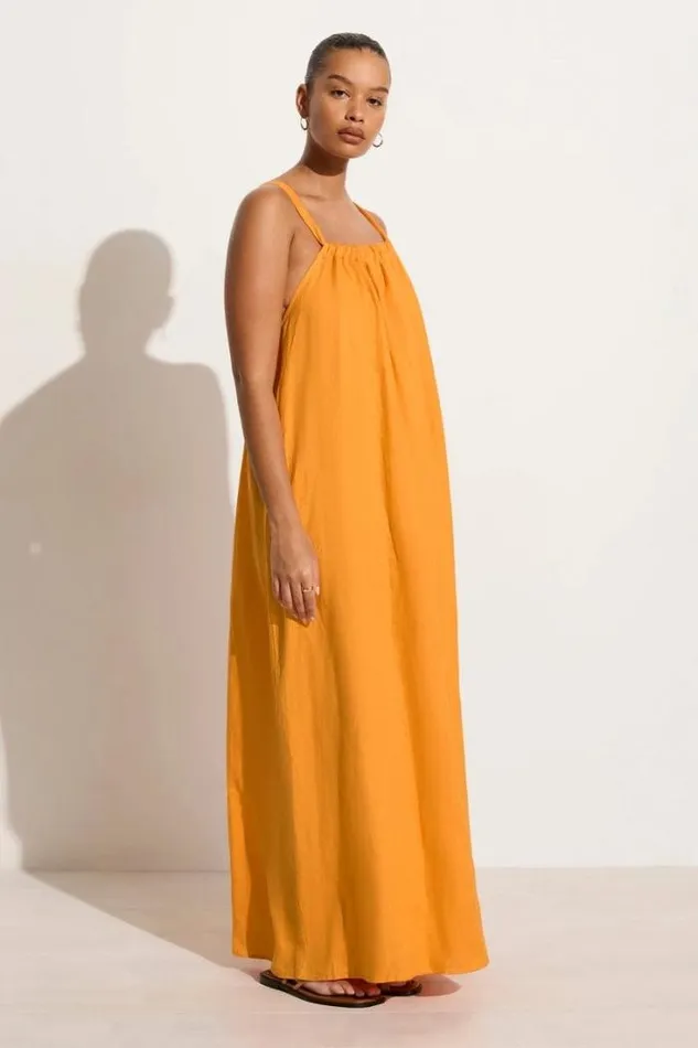 Women Faithfull The Brand Dresses Gaiya Maxi Dress Tuscan Sun 8211 Final Sale