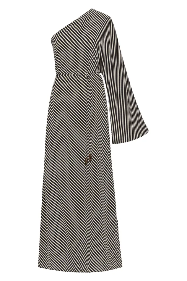Women Faithfull The Brand Dresses Gino Maxi Dress Toscano Stripe Black