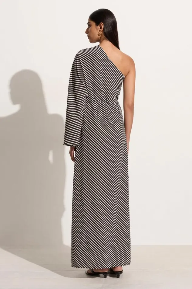 Women Faithfull The Brand Dresses Gino Maxi Dress Toscano Stripe Black