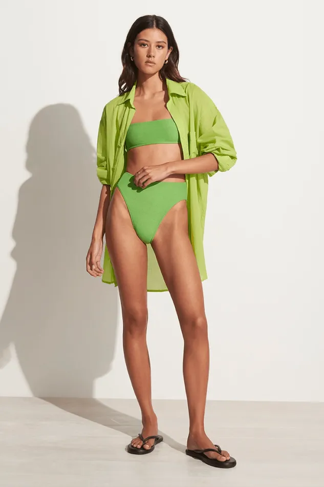 Women Faithfull The Brand Dresses Monita Shirt Dress Kiwifruit 8211 Final Sale