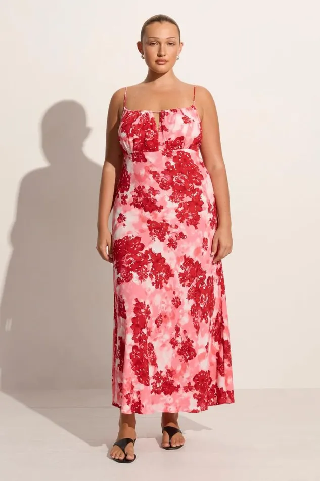 Women Faithfull The Brand Dresses San Paolo Midi Dress Rosella Floral