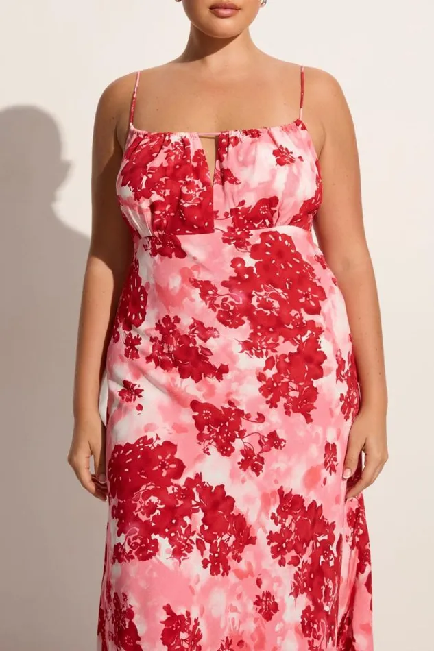 Women Faithfull The Brand Dresses San Paolo Midi Dress Rosella Floral