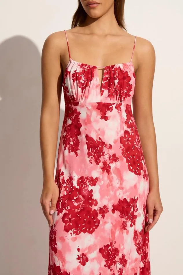 Women Faithfull The Brand Dresses San Paolo Midi Dress Rosella Floral