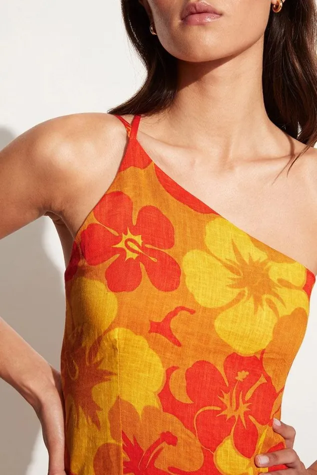 Women Faithfull The Brand Dresses Soko Midi Dress Surfs Up Floral Print 8211 Final Sale