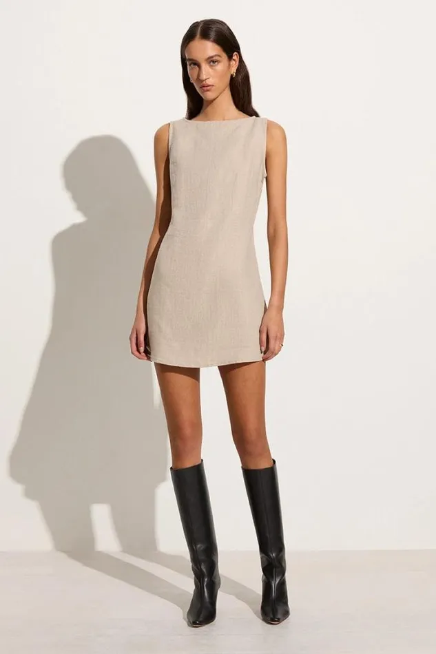 Women Faithfull The Brand Mini Dresses Lui Mini Dress Natural