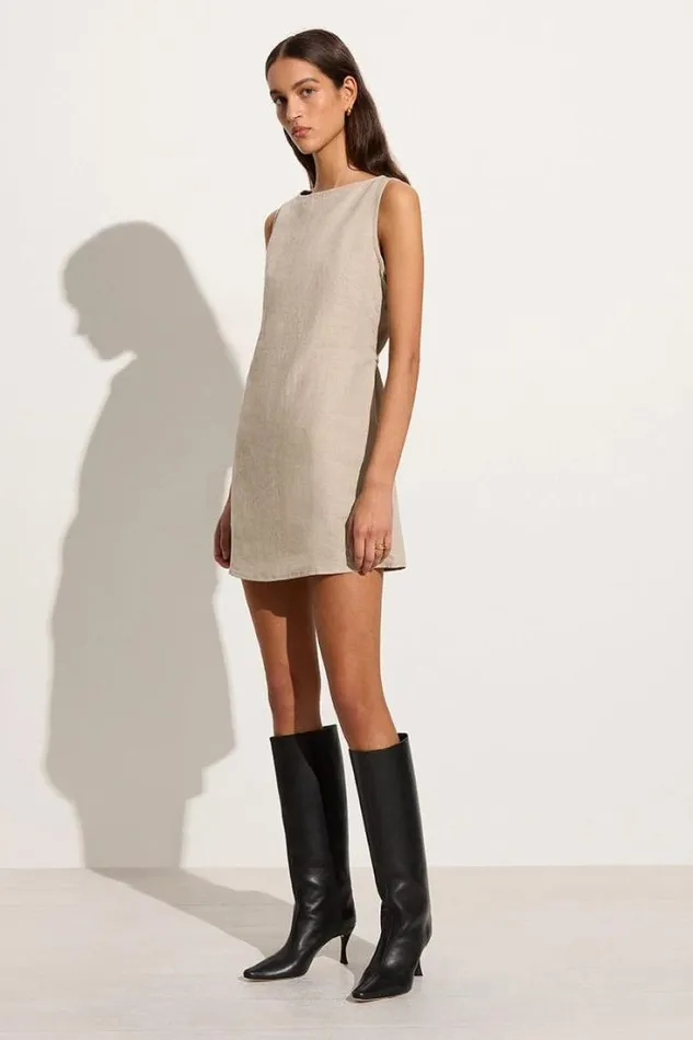 Women Faithfull The Brand Mini Dresses Lui Mini Dress Natural