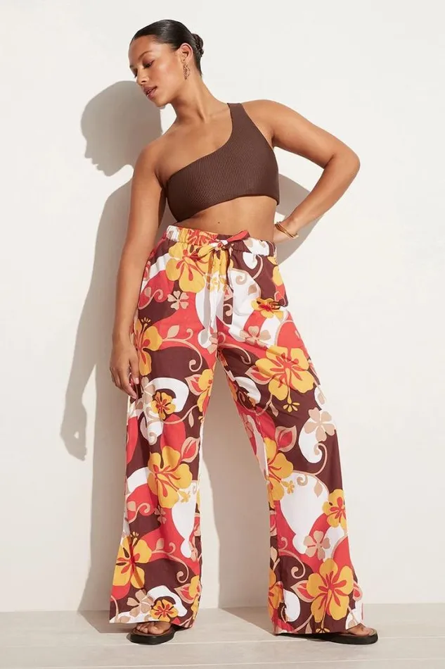 Women Faithfull The Brand Pants Celvia Pant Ulani Floral Print 8211 Final Sale