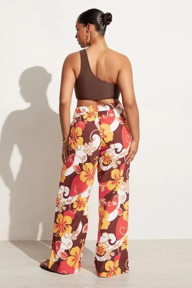 Women Faithfull The Brand Pants Celvia Pant Ulani Floral Print 8211 Final Sale