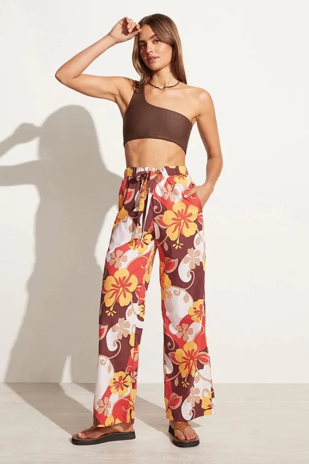 Women Faithfull The Brand Pants Celvia Pant Ulani Floral Print 8211 Final Sale