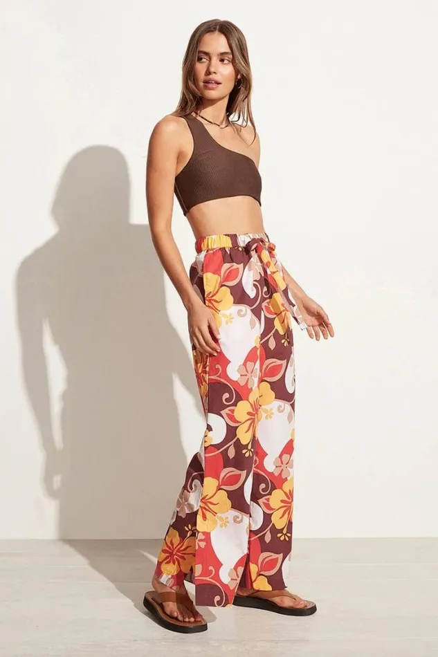 Women Faithfull The Brand Pants Celvia Pant Ulani Floral Print 8211 Final Sale
