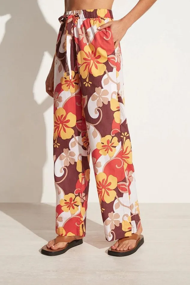 Women Faithfull The Brand Pants Celvia Pant Ulani Floral Print 8211 Final Sale