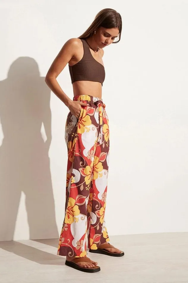 Women Faithfull The Brand Pants Celvia Pant Ulani Floral Print 8211 Final Sale