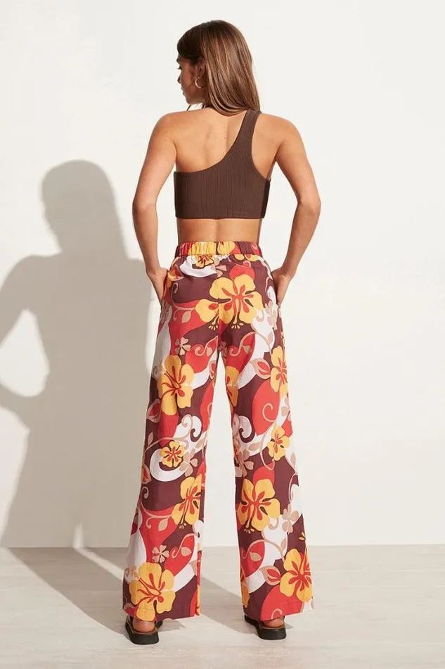 Women Faithfull The Brand Pants Celvia Pant Ulani Floral Print 8211 Final Sale