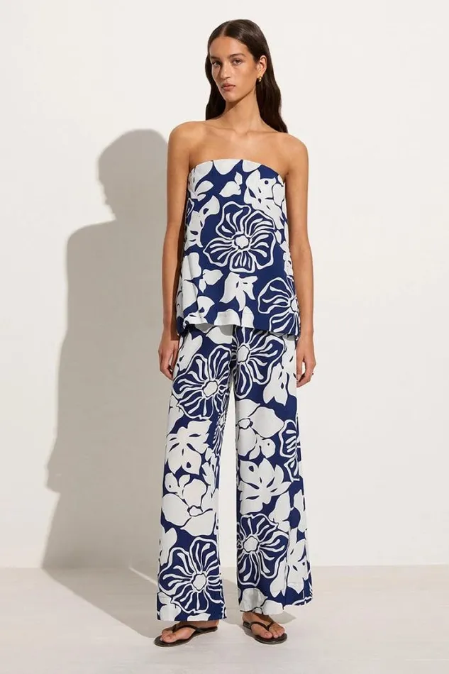 Women Faithfull The Brand Pants Kartika Pant Mica Floral Navy