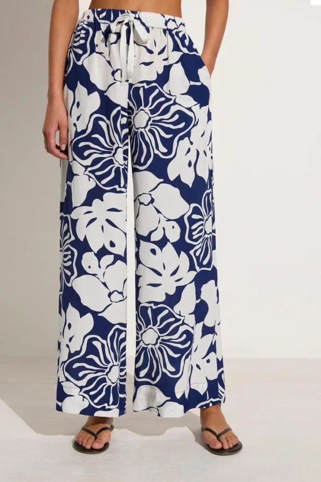 Women Faithfull The Brand Pants Kartika Pant Mica Floral Navy