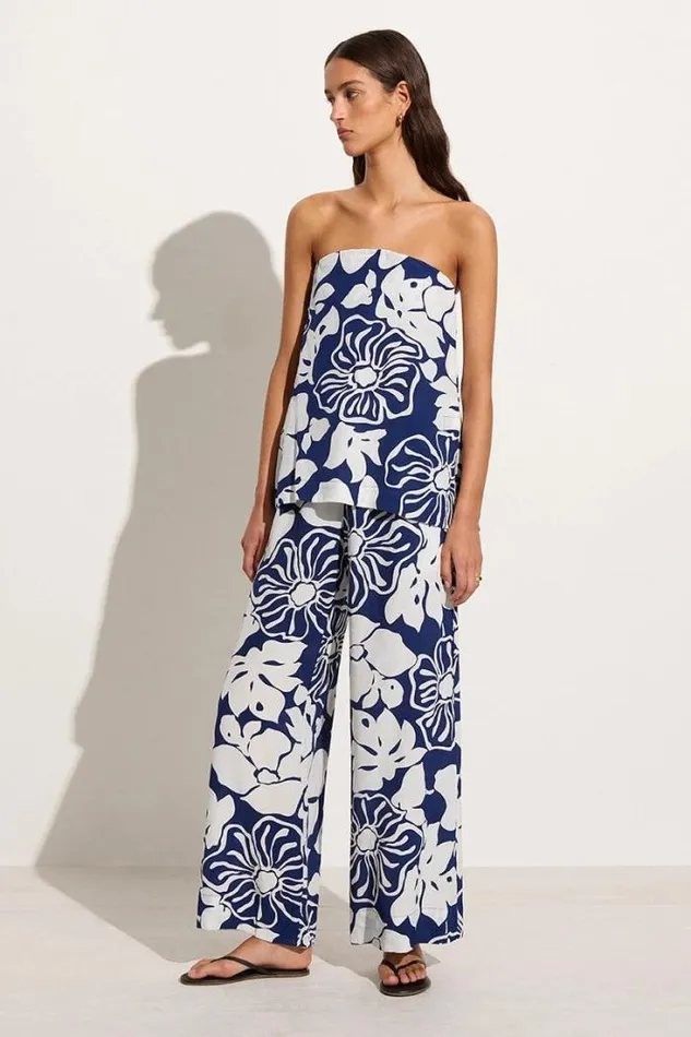 Women Faithfull The Brand Pants Kartika Pant Mica Floral Navy