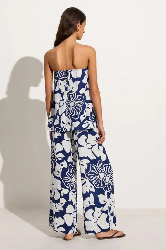 Women Faithfull The Brand Pants Kartika Pant Mica Floral Navy
