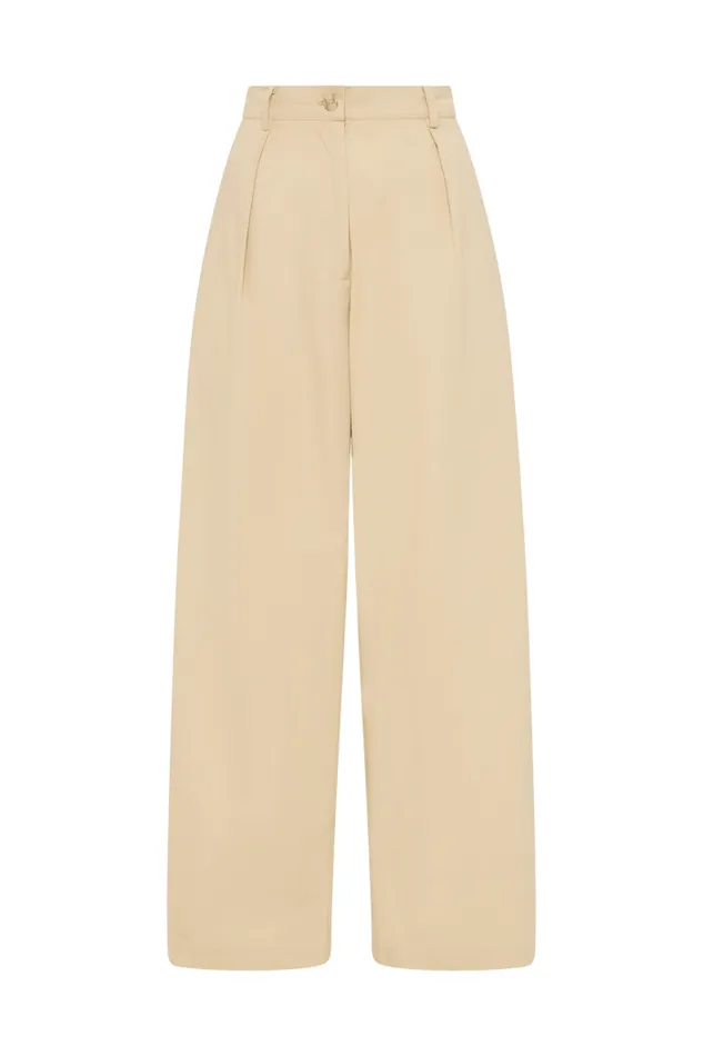 Women Faithfull The Brand Pants Udine Pant Bleached Sand