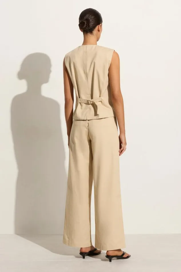 Women Faithfull The Brand Pants Udine Pant Bleached Sand