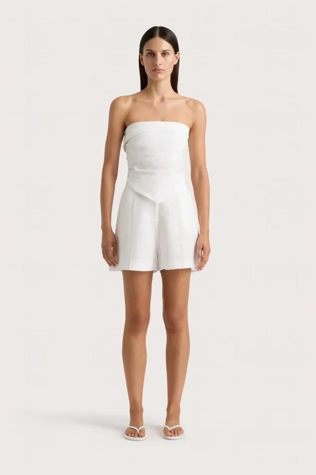 Women Faithfull The Brand Skirts and Shorts Antibes Short White