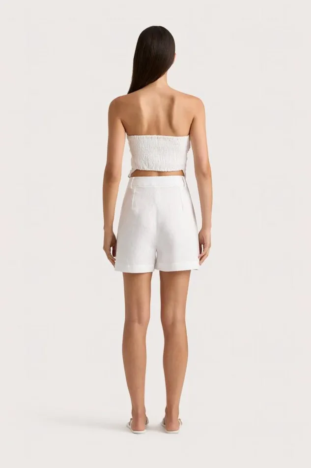 Women Faithfull The Brand Skirts and Shorts Antibes Short White