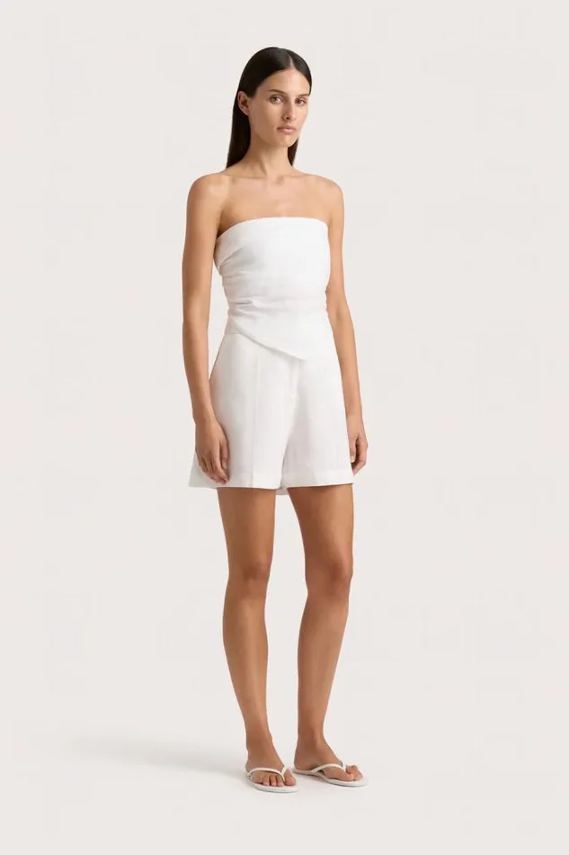 Women Faithfull The Brand Skirts and Shorts Antibes Short White