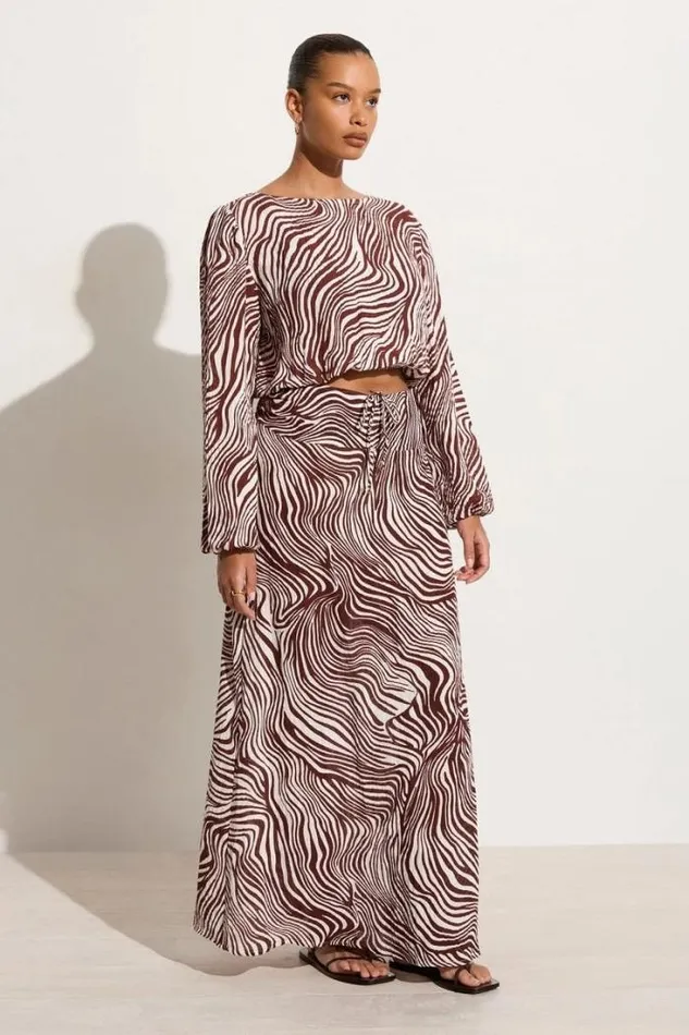 Women Faithfull The Brand Skirts and Shorts Leonardo Skirt Le Stazzi 8211 Final Sale