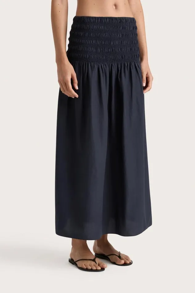 Women Faithfull The Brand Skirts and Shorts Seine Skirt Midnight