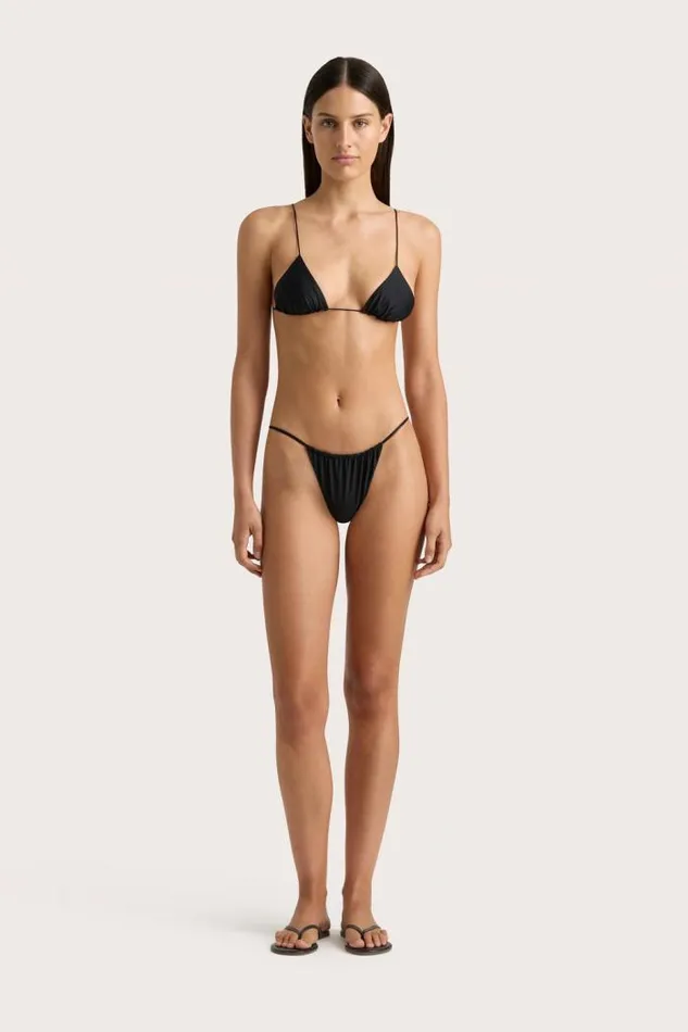 Women Faithfull The Brand Swim Elea Bikini Bottom Black