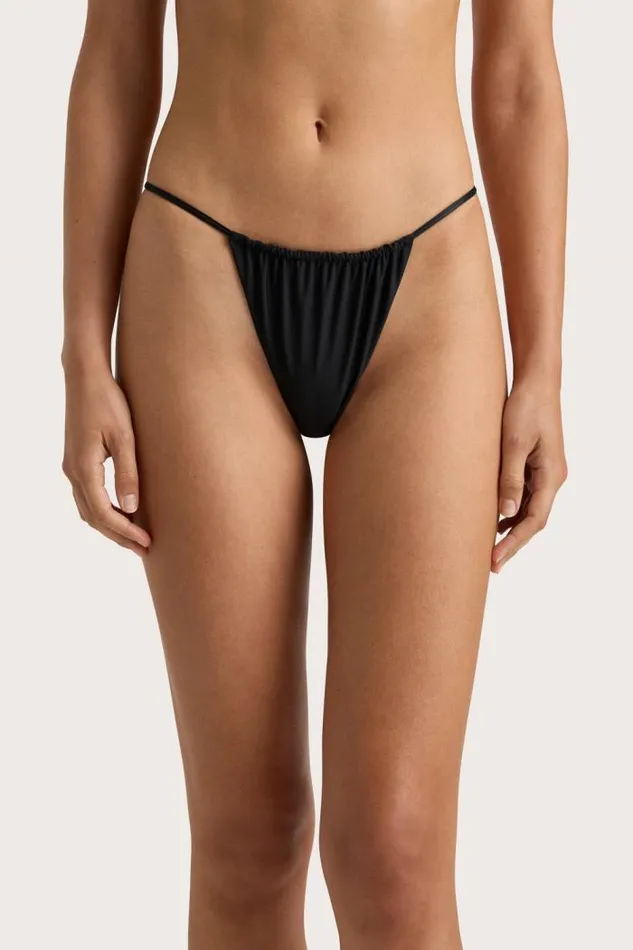 Women Faithfull The Brand Swim Elea Bikini Bottom Black
