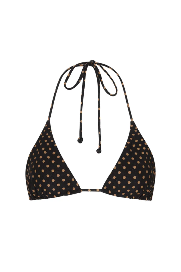 Women Faithfull The Brand Swim Lattea Bikini Top Ludovica Polka Dot