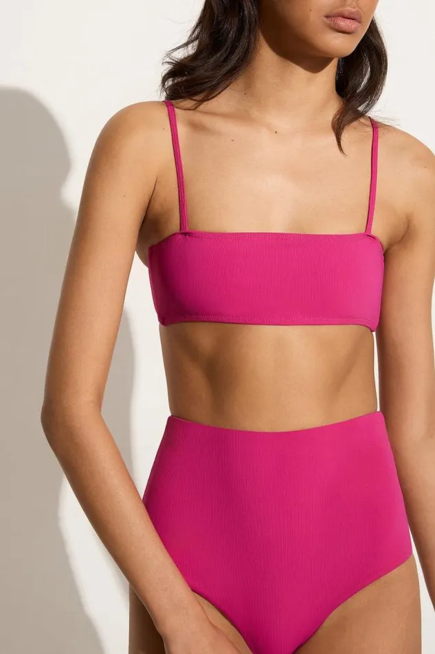 Women Faithfull The Brand Swim Marbella Bikini Top Orchid Exclusive