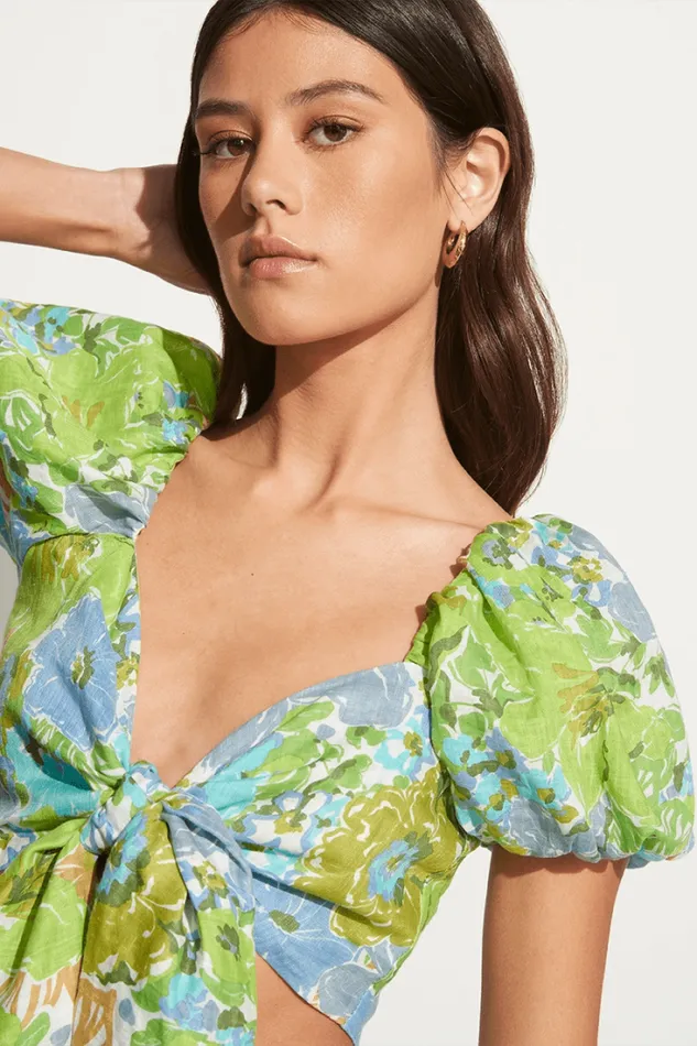 Women Faithfull The Brand Tops Eva Top San Benedetto Floral Print 8211 Final Sale