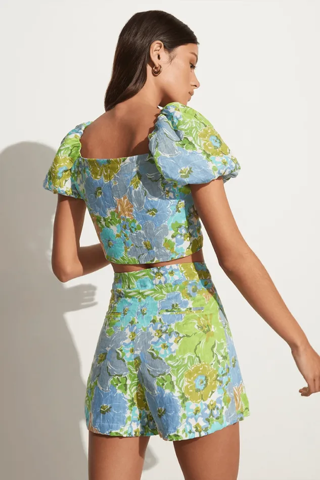Women Faithfull The Brand Tops Eva Top San Benedetto Floral Print 8211 Final Sale