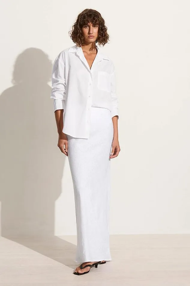 Women Faithfull The Brand Tops Mirabella Shirt White