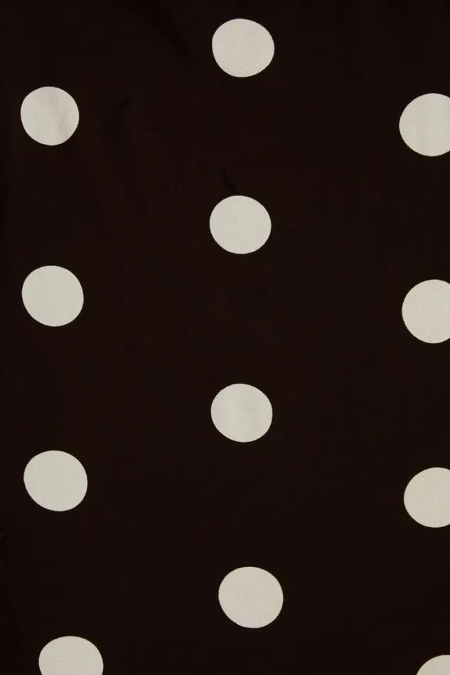 Women Faithfull The Brand Tops Montenegro Top Veia Polka Dot Chocolate