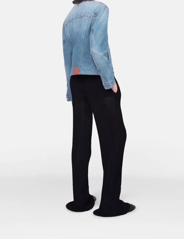 Women Falabella Chain Light Wash Denim Jacket Mid Blue Stella McCartney Coats And Jackets Women Falabella Chain Light Wash Denim Jacket Mid Blue Stella McCartney Coats And Jackets