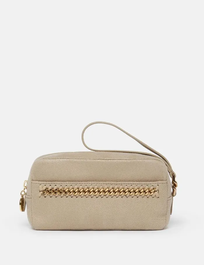 Women Falabella Cosmetics Case Butter Cream Stella McCartney Iconic Falabella