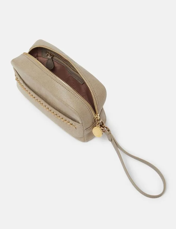 Women Falabella Cosmetics Case Butter Cream Stella McCartney Iconic Falabella
