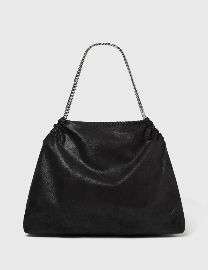 Women Falabella Drawstring Tote Bag Black Stella McCartney Tote Bags